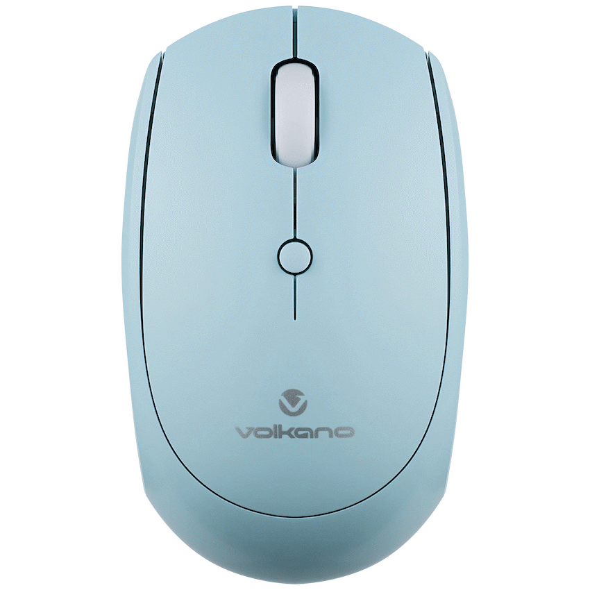 Volkano Talc Wireless Mouse - Blue - Blue - Computer Peripherals