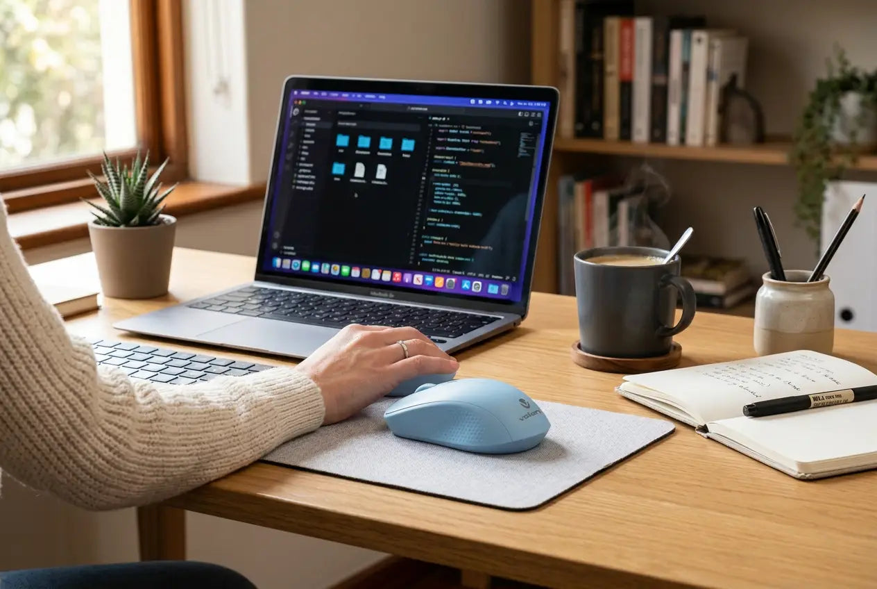 Volkano Talc Wireless Mouse - Blue