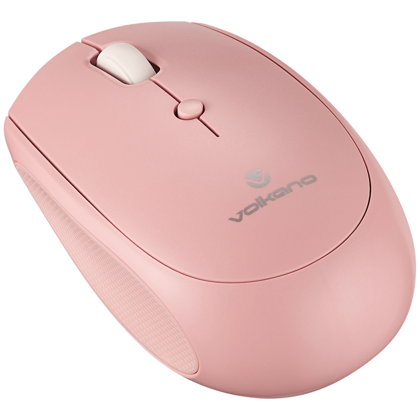 Volkano Talc Wireless Mouse - Pink - Pink - Computer Peripherals