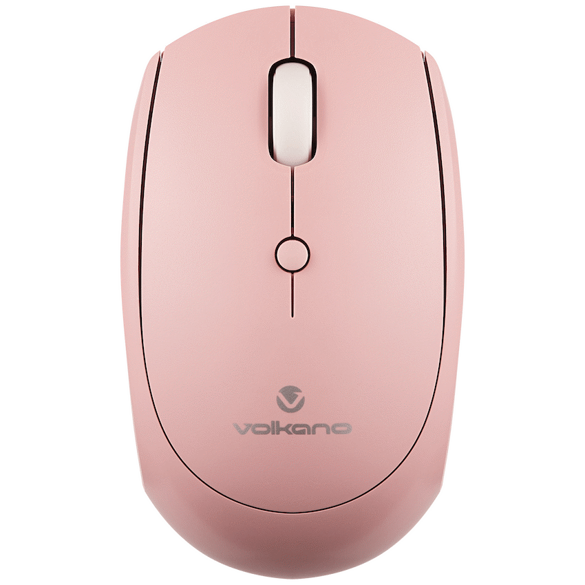 Volkano Talc Wireless Mouse - Pink - Pink - Computer Peripherals