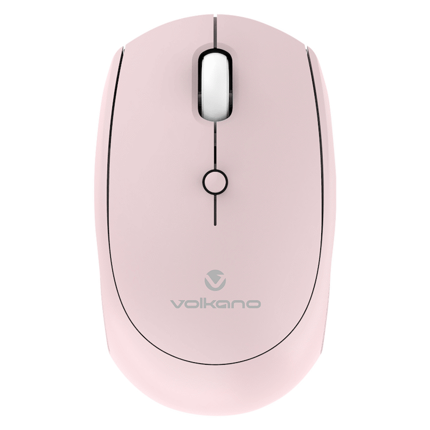 Volkano Talc Wireless Mouse - Pink - Pink - Computer Peripherals