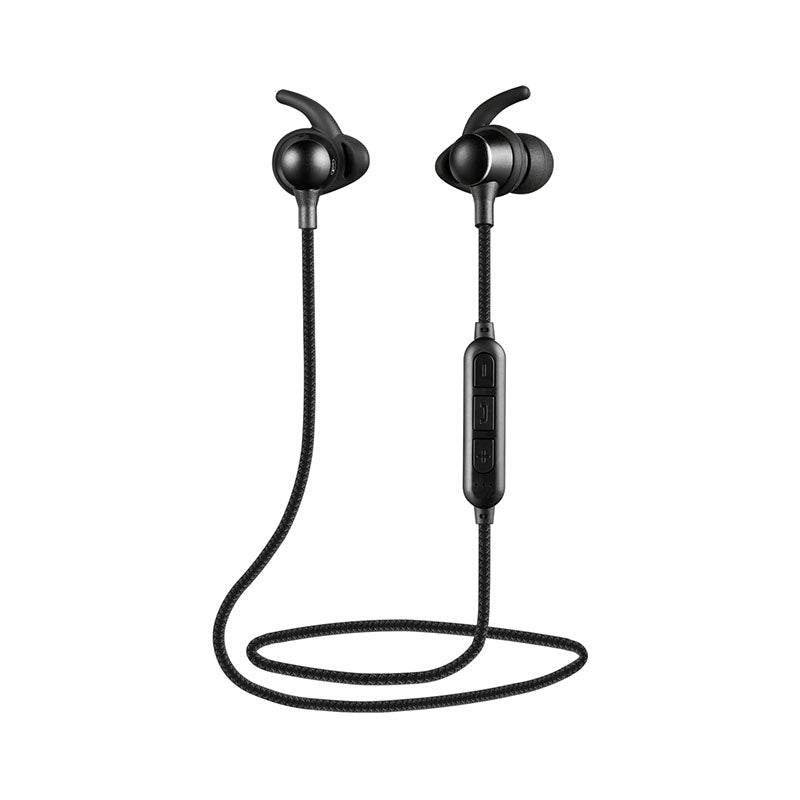 Volkano Titanium Sports Series Bluetooth Earbuds - Black - Black