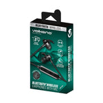 Volkano Titanium Sports Series Bluetooth Earbuds - Black - Black