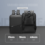 Volkano Under-Seat Traveller Backpack Black - Black - Bags