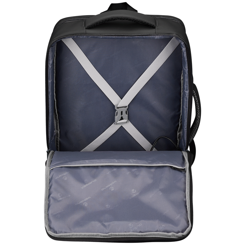 Volkano Under-Seat Traveller Backpack Black - Black - Bags