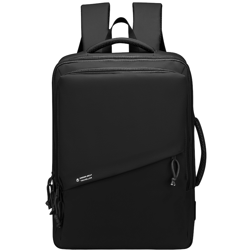 Volkano Under-Seat Traveller Backpack Black - Black - Bags