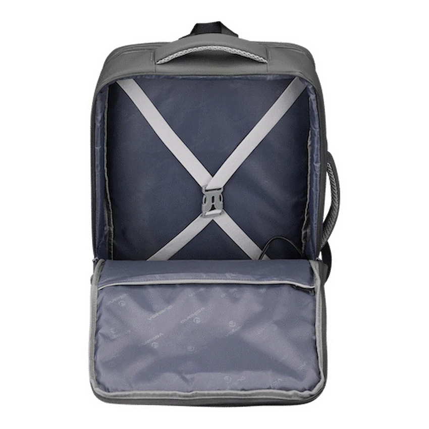 Volkano Under-Seat Traveller Backpack Charcoal - Charcoal - Bags