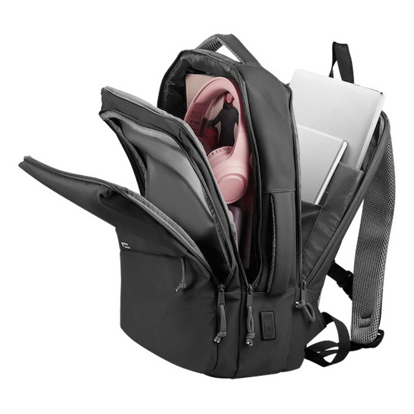 Volkano Under-Seat Traveller Backpack Charcoal - Charcoal - Bags