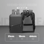 Volkano Under-Seat Traveller Backpack Charcoal - Charcoal - Bags