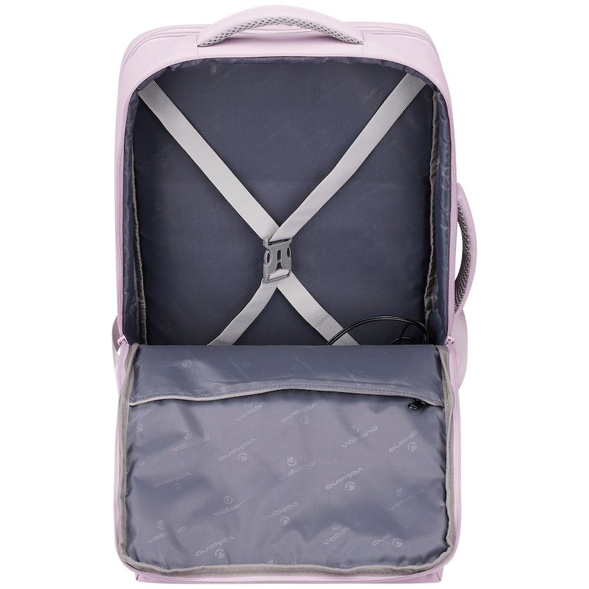 Volkano Under-Seat Traveller Backpack Pastel Pink - Pink - Bags