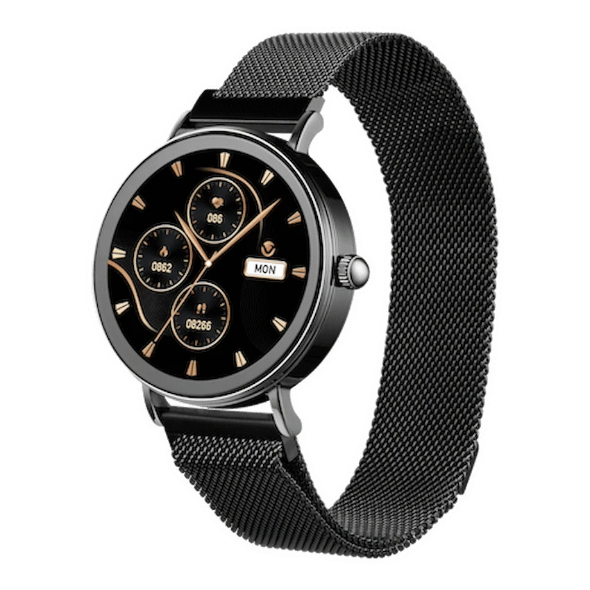 Volkano Valencia Series Ladies Smart Watch - Black - Black - Wearables
