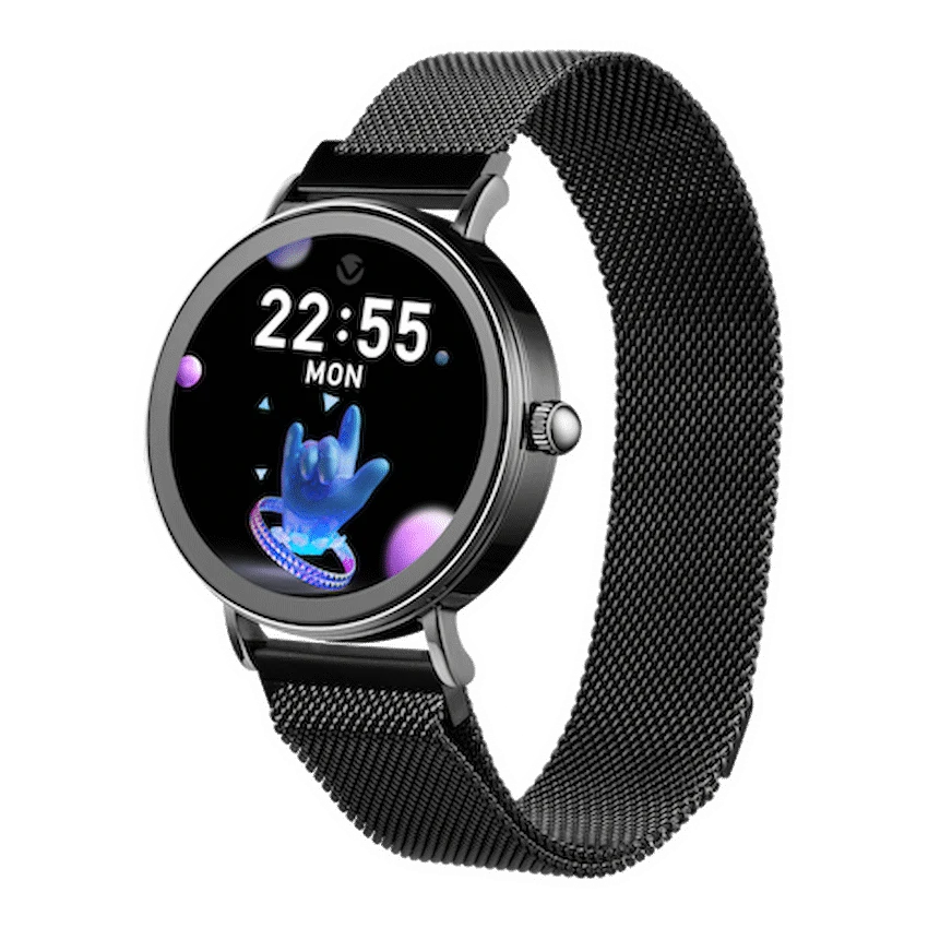 Volkano Valencia Series Ladies Smart Watch - Black - Black - Wearables