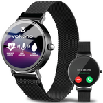 Volkano Valencia Series Ladies Smart Watch - Black - Black - Wearables