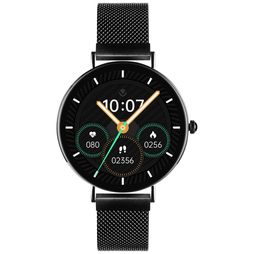 Volkano Valencia Series Ladies Smart Watch - Black - Black - Wearables