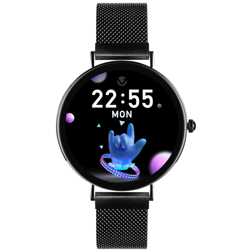 Volkano Valencia Series Ladies Smart Watch - Black - Black - Wearables