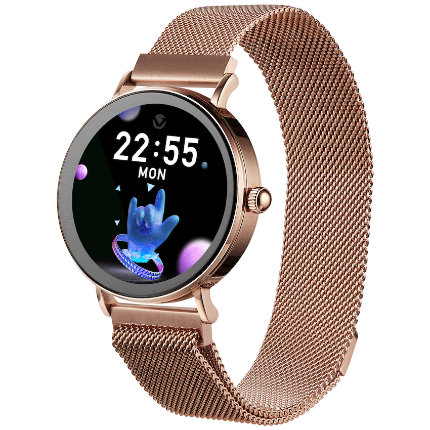 Volkano Valencia Series Ladies Smart Watch - Rose Gold - Rose Gold - Wearables