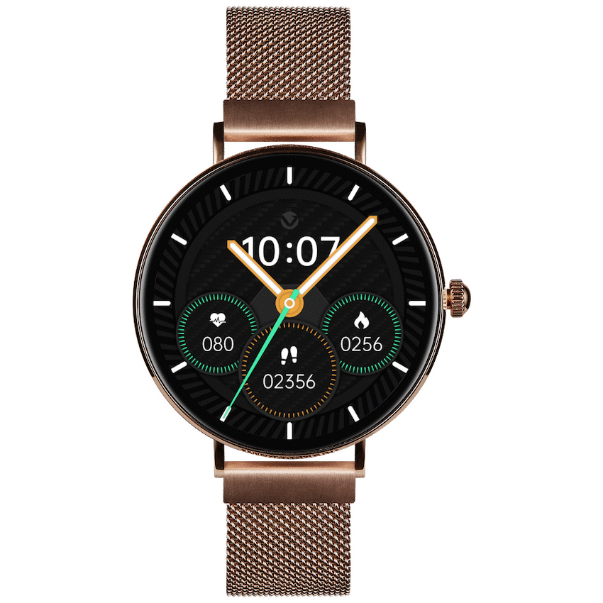 Volkano Valencia Series Ladies Smart Watch - Rose Gold - Rose Gold - Wearables