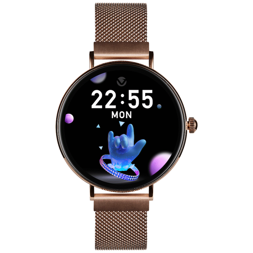 Volkano Valencia Series Ladies Smart Watch - Rose Gold - Rose Gold - Wearables