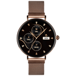 Volkano Valencia Series Ladies Smart Watch - Rose Gold - Rose Gold - Wearables