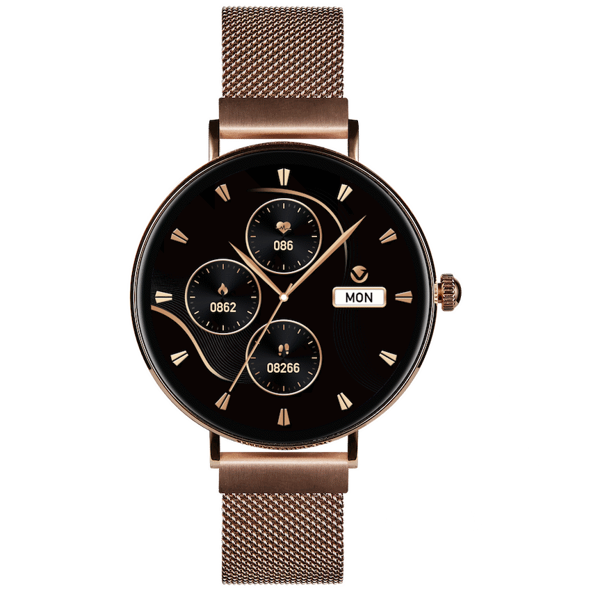 Volkano Valencia Series Ladies Smart Watch - Rose Gold - Rose Gold - Wearables