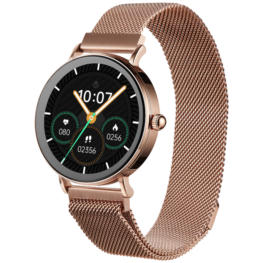 Volkano Valencia Series Ladies Smart Watch - Rose Gold - Rose Gold - Wearables