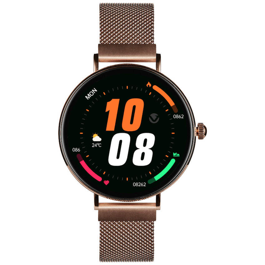 Volkano Valencia Series Ladies Smart Watch - Rose Gold - Rose Gold - Wearables