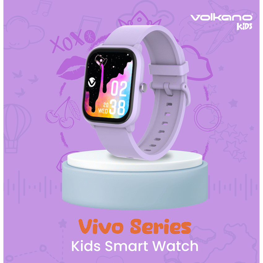 Volkano Vivo Series Kids Smart Watch - Lilac Purple - Lilac Purple