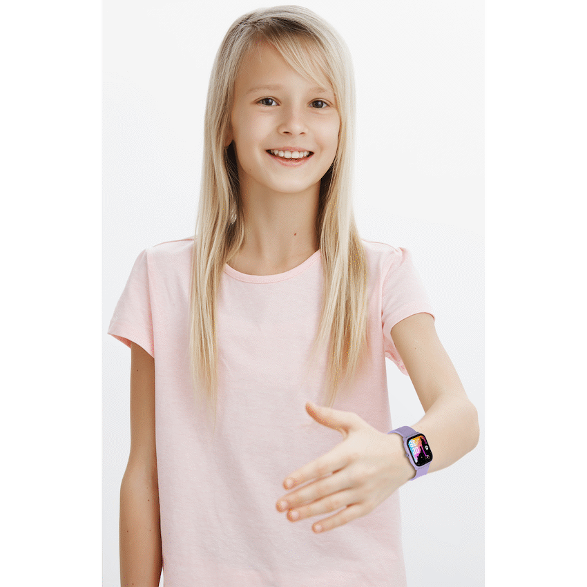 Volkano Vivo Series Kids Smart Watch - Lilac Purple - Lilac Purple
