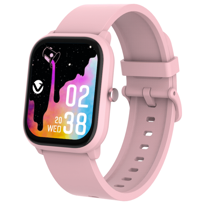 Volkano Vivo Series Kids Smart Watch - Pastel Pink - Pastel Pink