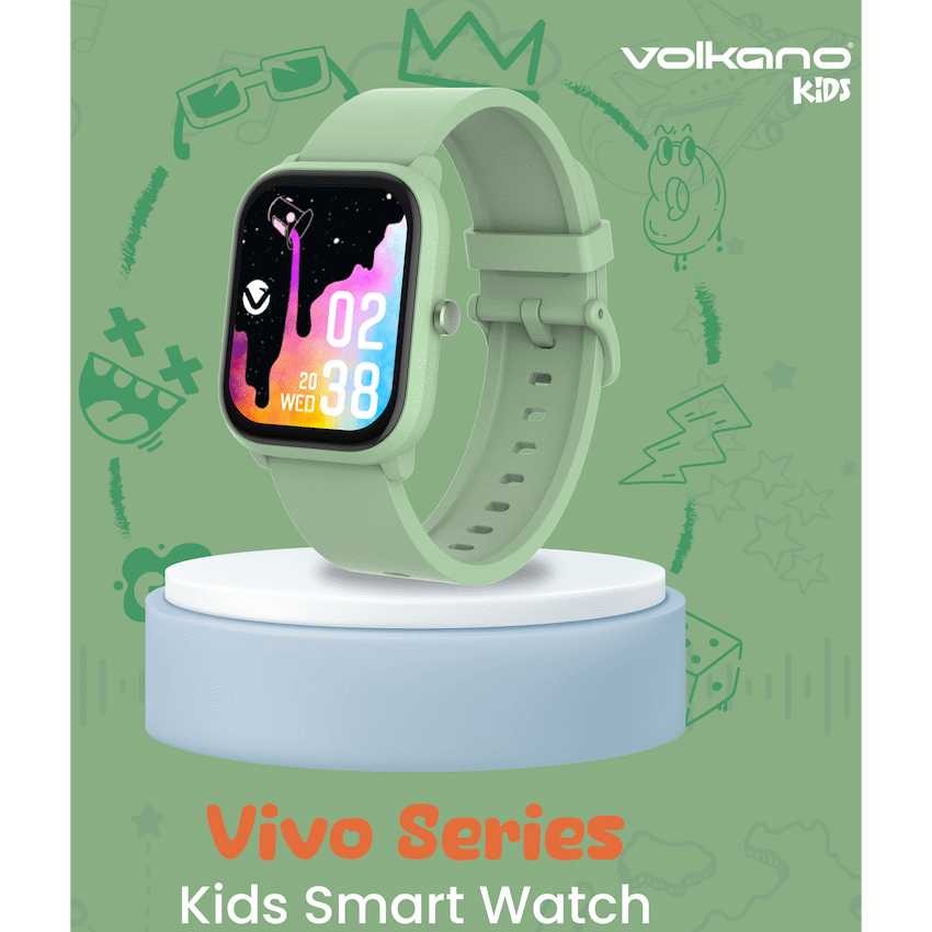 Volkano Vivo Series Kids Smart Watch - Sage Green - Sage Green