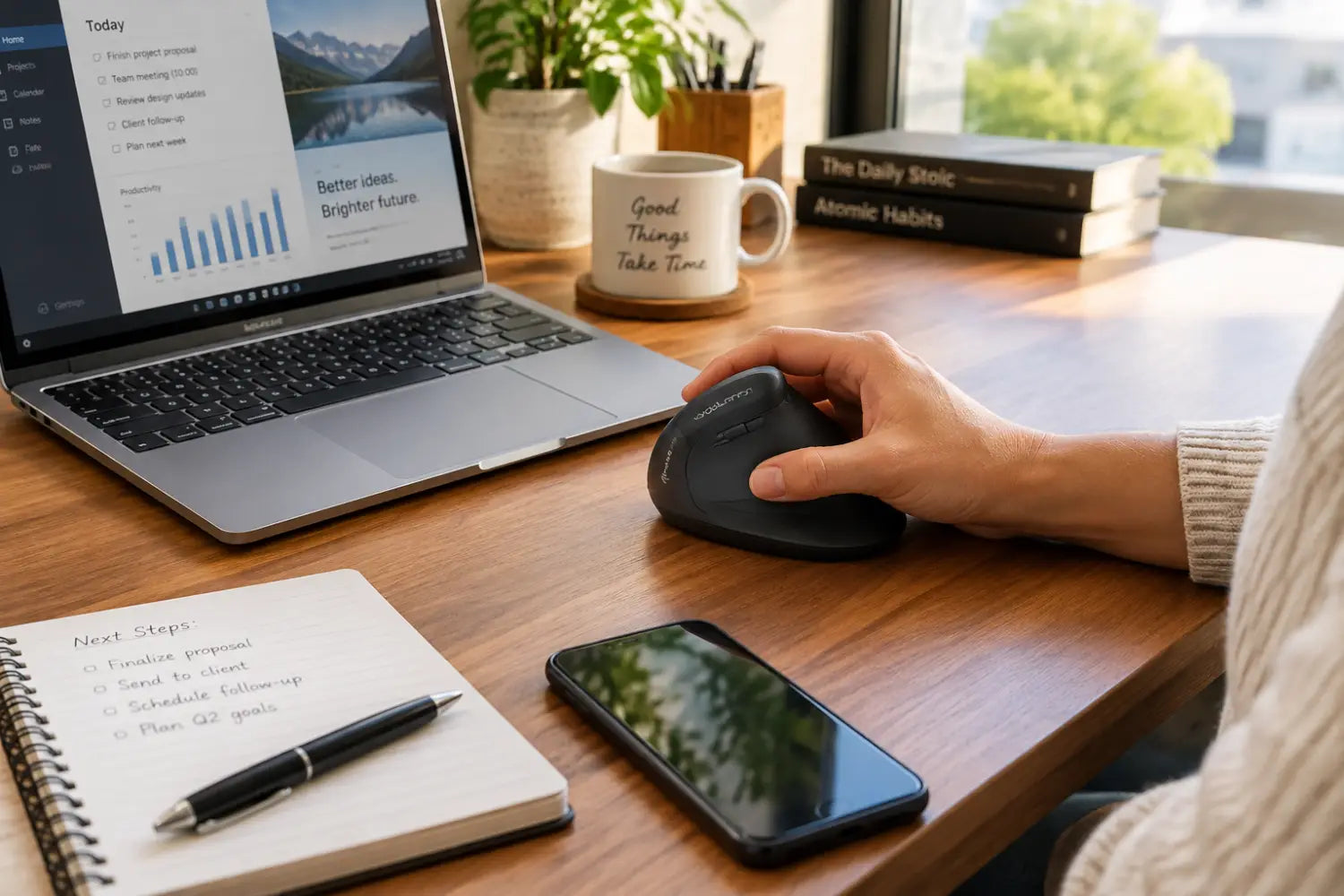 VolkanoX Ergo Bluetooth Wireless Mouse