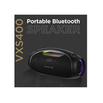 Volkano X VXS400 Portable Bluetooth Speaker - Black - Black