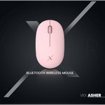 VolkanoX Asher Bluetooth Wireless Mouse - Rose - Pink - Computer Peripherals