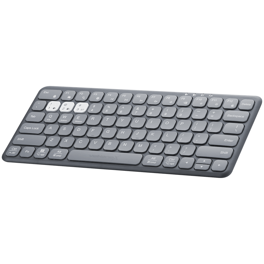 VolkanoX Blaze Bluetooth Wireless Keyboard and Mouse Combo - Graphite - Black - Computer Peripherals