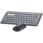 VolkanoX Blaze Bluetooth Wireless Keyboard and Mouse Combo - Graphite - Black - Computer Peripherals