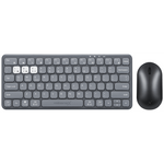 VolkanoX Blaze Bluetooth Wireless Keyboard and Mouse Combo - Graphite - Black - Computer Peripherals