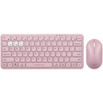 VolkanoX Blaze Bluetooth Wireless Keyboard and Mouse Combo - Rose - Rose - Computer Peripherals