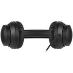 VolkanoX Chat Mk1 Series Wired Headset with Mic (AUX) - Graphite - Black - Computer Peripherals