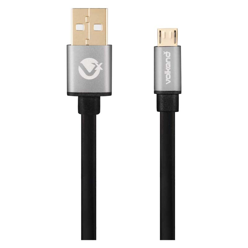 VolkanoX Couple Series Micro USB Twin Pack 1m Cable - Black