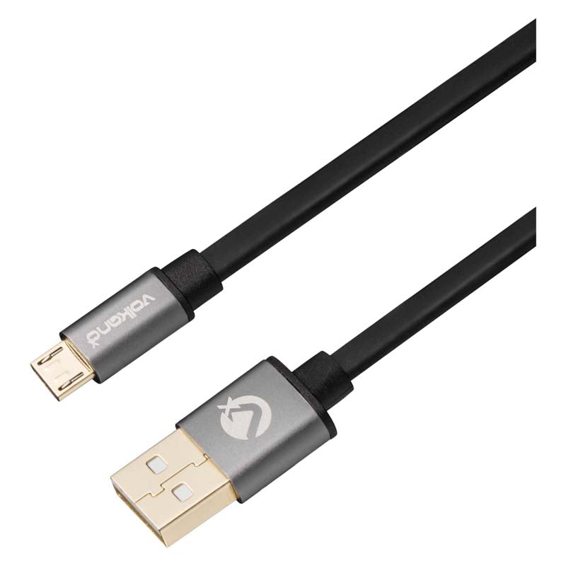 VolkanoX Couple Series Micro USB Twin Pack 1m Cable - Black