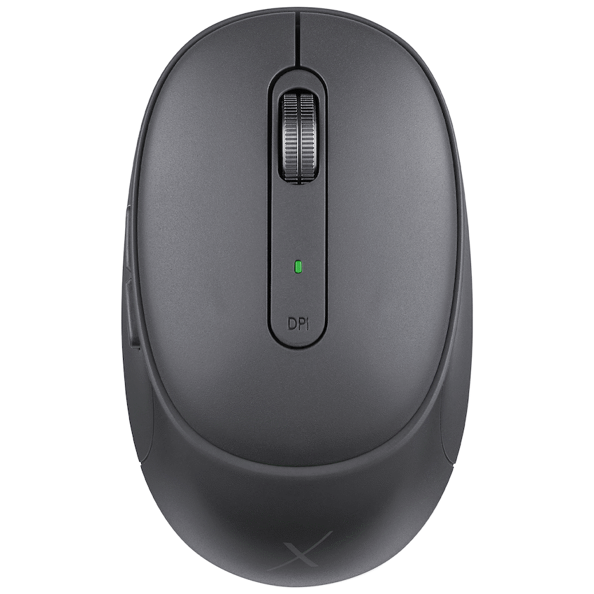 VolkanoX Crater Bluetooth Wireless Mouse - Graphite - Black - Computer Peripherals
