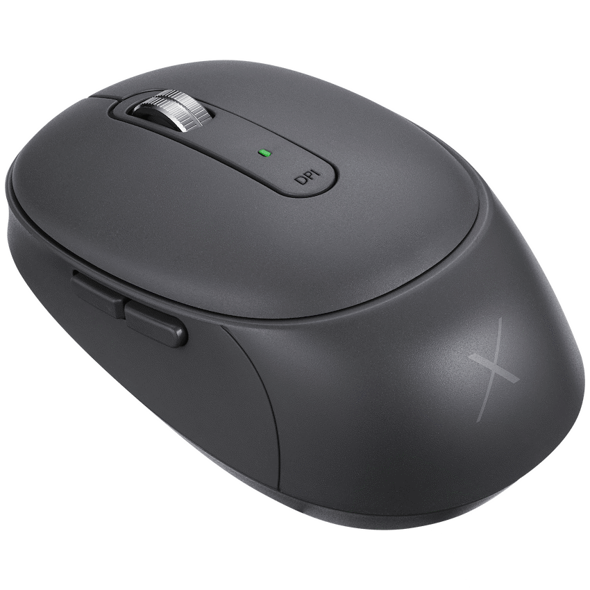 VolkanoX Crater Bluetooth Wireless Mouse - Graphite - Black - Computer Peripherals