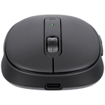 VolkanoX Crater Bluetooth Wireless Mouse - Graphite - Black - Computer Peripherals