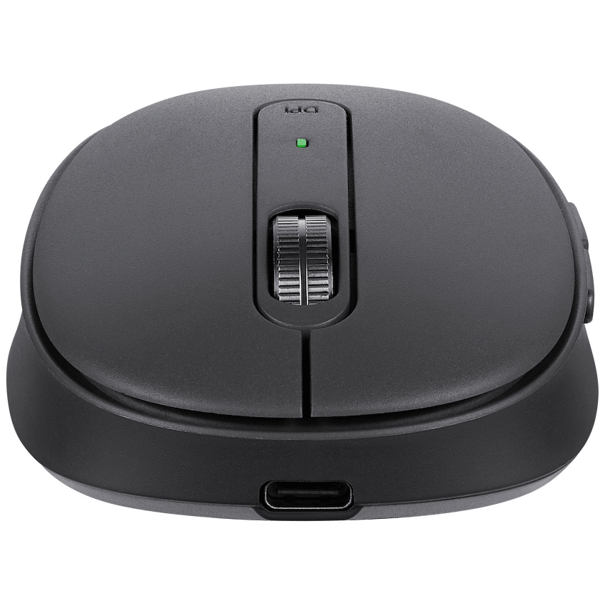 VolkanoX Crater Bluetooth Wireless Mouse - Graphite - Black - Computer Peripherals