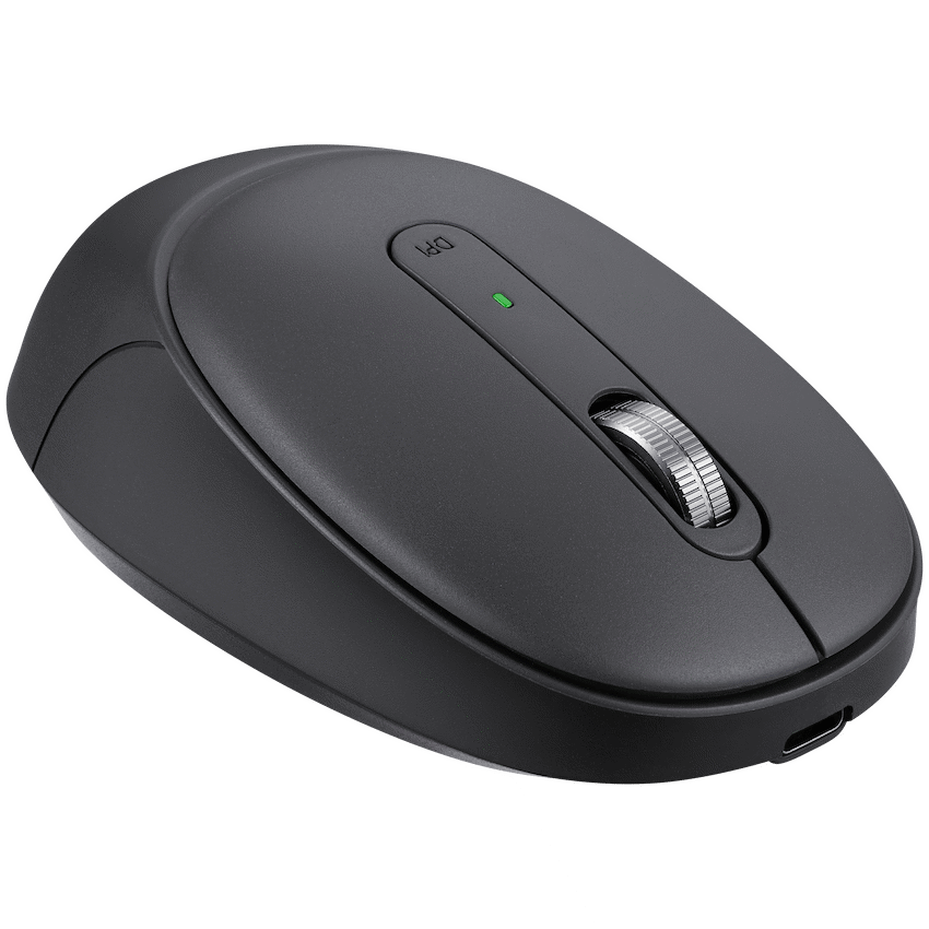 VolkanoX Crater Bluetooth Wireless Mouse - Graphite - Black - Computer Peripherals