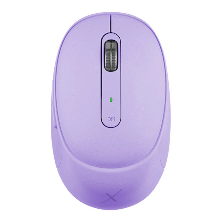 VolkanoX Crater Bluetooth Wireless Mouse - Purple - Purple - Computer Peripherals