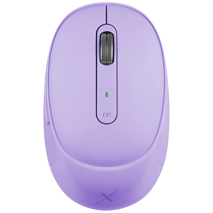 VolkanoX Crater Bluetooth Wireless Mouse - Purple - Purple - Computer Peripherals