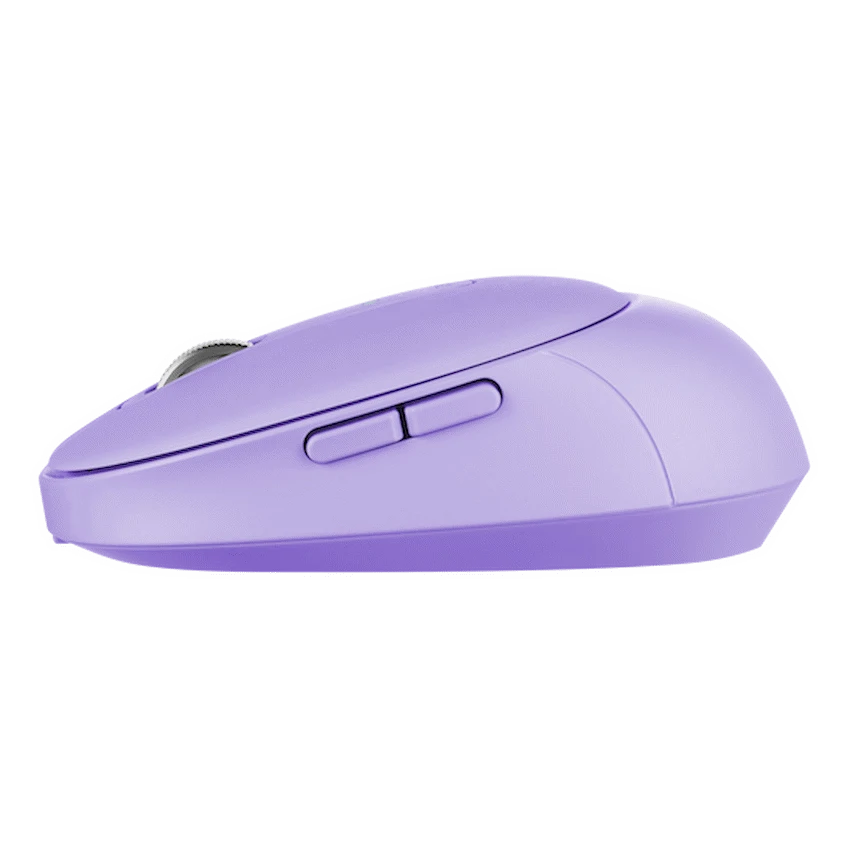 VolkanoX Crater Bluetooth Wireless Mouse - Purple - Purple - Computer Peripherals