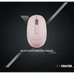 VolkanoX Crater Bluetooth Wireless Mouse - Rose - Rose - Computer Peripherals