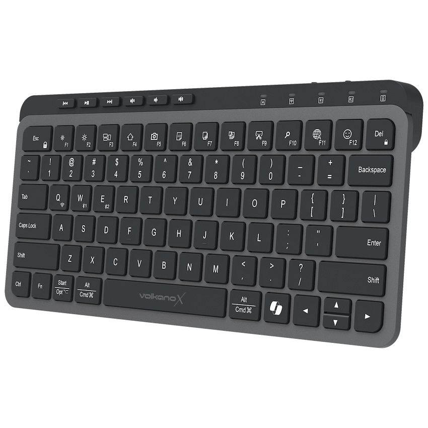 VolkanoX Ember Bluetooth Wireless Keyboard - Graphite - Black - Computer Peripherals